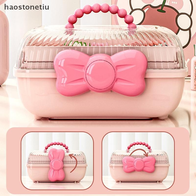 Kẹp Tóc Nhiều Lớp Dễ Thương Cho Trẻ Em - Hộp Organize & Bảo Quản Phụ Kiện Tóc