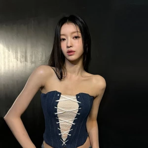 Cutenew Casual Strapless Vest Off Sleeves Backless Skinny Cá Tính Hot Chick Niche Thiết Kế Đa Năng Không Khí Phong Cách 2024 Hot Mới