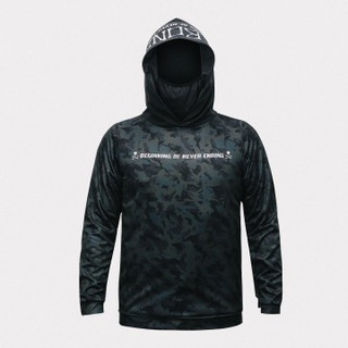 Áo Hoodie Bone Chlbc Dry Fit dài màu đen Camo