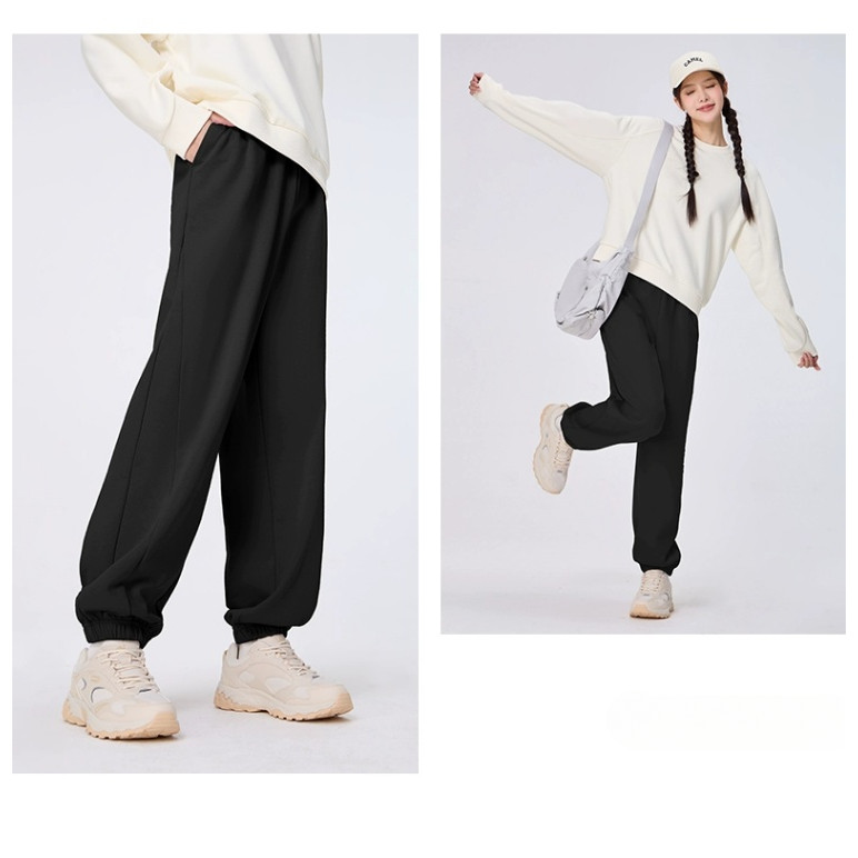 Ảnh CAMEL CROWN Casual Sweatpants Nữ Cotton Mềm Chạy Bộ Quần Legging Thể Thao Rời 3