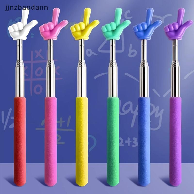 KXH Con trỏ giáo viên có thể thu vào Thiết kế ngón tay bằng kính thiên văn bằng thép không gỉ Con trỏ giảng dạy Stick Đồ dùng giáo viên cho lớp học ELWW
