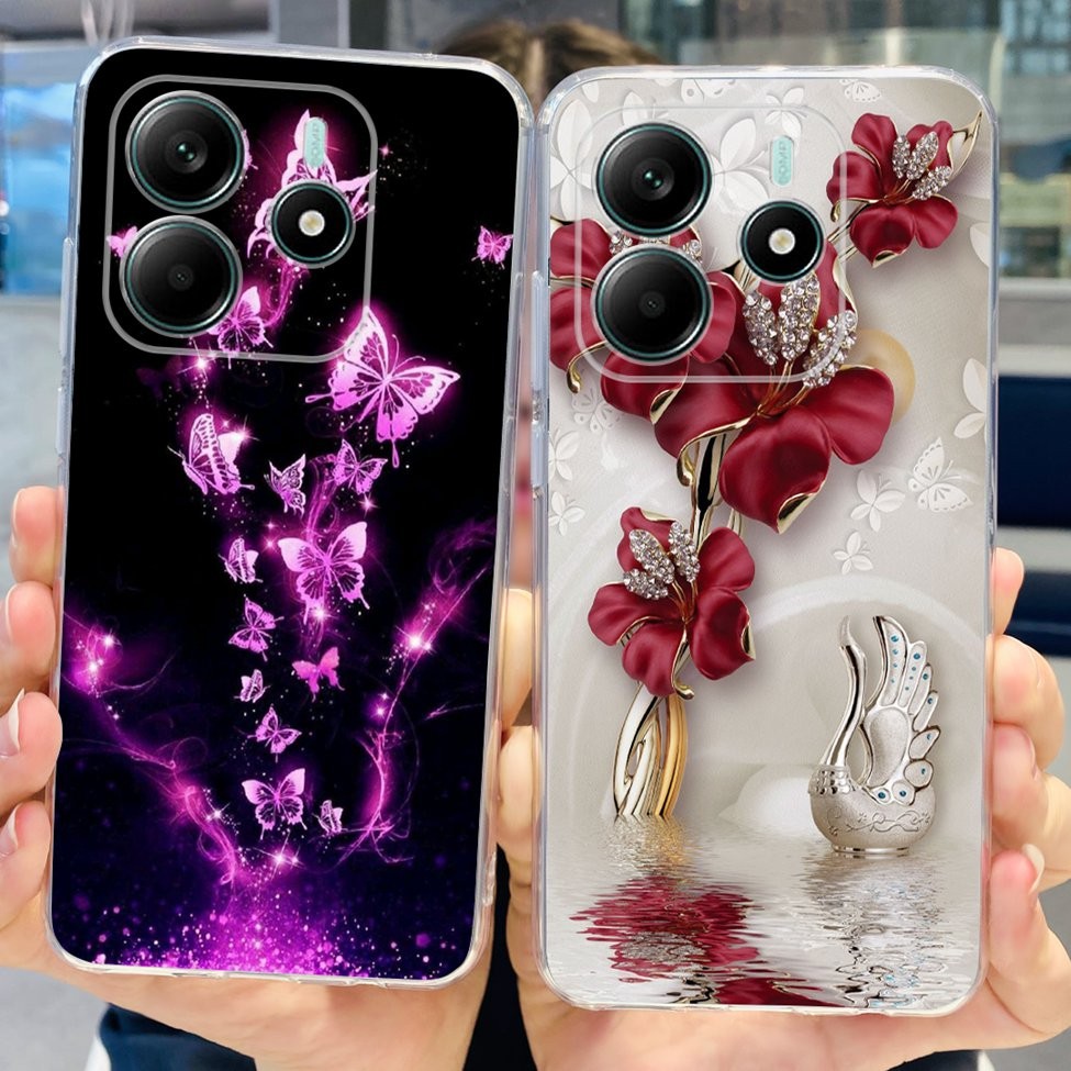 Dành Cho Redmi Note 14 5G Ốp Lưng Thẩm Mỹ Thời Trang Mèo Dễ Thương Mềm TPU Ốp lưng Redmi Note 14 5G Ốp Lưng Trong Suốt