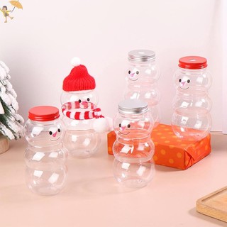 [Gou] 500ML Giáng Sinh Người Tuyết Chai Nước Trà Sữa Nước Cà Phê Nước Uống Di Động Cho Trà Sữa Cửa Hàng Nước ép Nhà VN