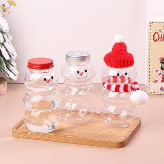 [Gou] 500ML Giáng Sinh Người Tuyết Chai Nước Trà Sữa Nước Cà Phê Nước Uống Di Động Cho Trà Sữa Cửa Hàng Nước ép Nhà VN