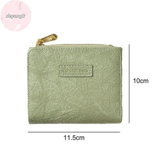 Deyangk Retro Đa Năng Ví Dành Cho Nữ Thời Trang Bé Gái al ID Giá Đỡ Chất Lượng Cao Dây Kéo Thẻ Đựng Tiền Xu Đơn Giản VN