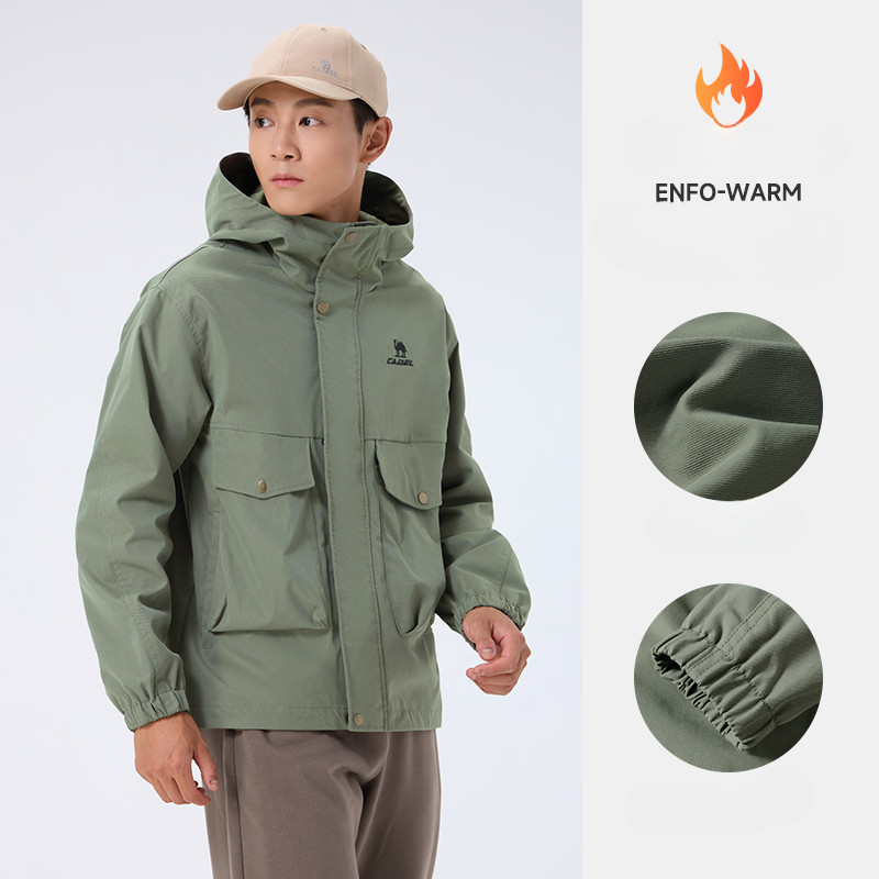 Ảnh Áo khoác thể thao CAMEL CROWN Quần áo leo núi chống gió và chống nước ngoài trời dành cho nam 2