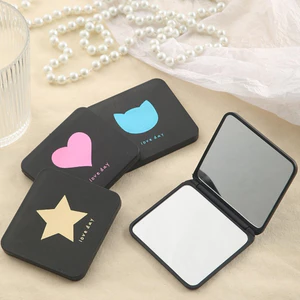 Gương trang điểm gấp gọn mini 2 mặt-GIOVA