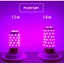 OIMG Bóng đèn LED màu E27 12W Ánh sáng màu hồng Ánh sáng màu đỏ Ánh sáng màu xanh Ánh sáng màu tím Ánh sáng màu vàng Ánh sáng màu xanh 220V
