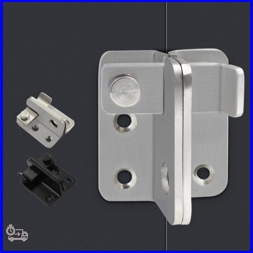 Chốt khóa cửa inox 304 FULL ỐC VÍT, then cửa bằng thép không gỉ K01 chắc chắn và bền bỉ - FE123