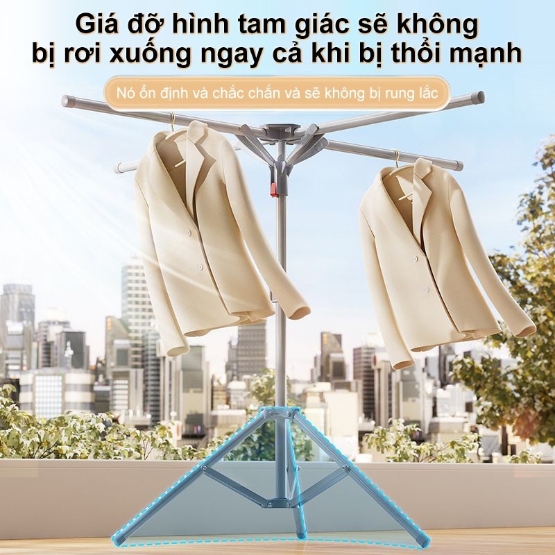 𝐎𝐥𝐢𝐟𝐞Giàn Phơi Quần Áo  Inox Sào Treo Đồ Thông Minh Gấp Gọn Giá Treo Đồ Cao Cấp