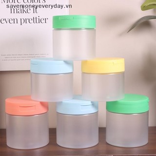 1 Cái 250 / 300 / 350ml Tẩy Trang Bông Kem Nắp Bình Sữa Dưỡng Thể Bình Tẩy Tế Bào Chết Hộp Đựng Mỹ Phẩm Du Lịch Chai Di Động