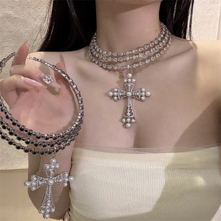1 Chiếc Dây Xích Cổ Xếp Chồng Nhiều Lớp Ánh Sáng Thời Trang Sang Trọng