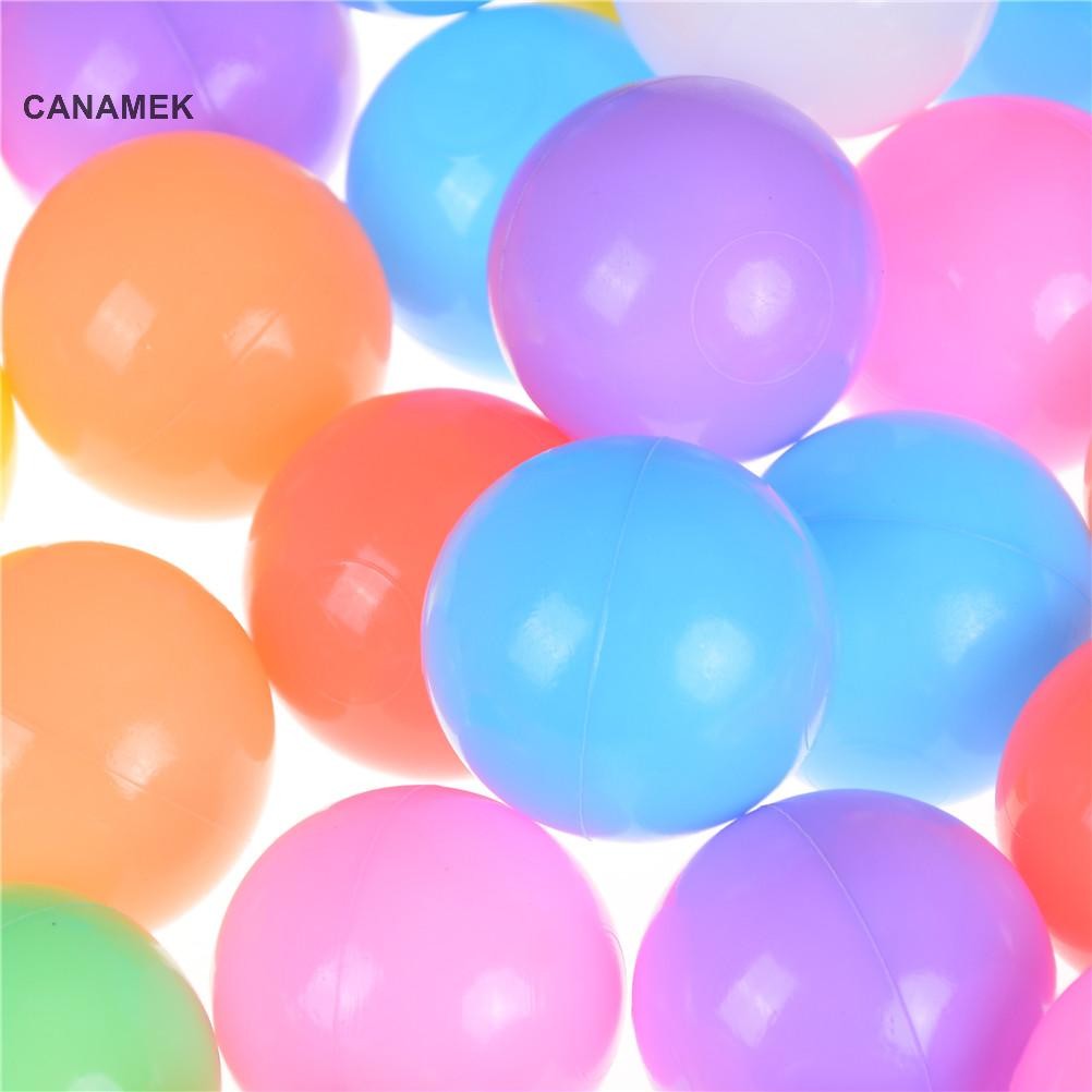 Canamek 10 Cái / lốc Thân Thiện Với Môi Trường Nhiều Màu Sắc Nhựa Mềm Bể Bơi Nước Đại Dương Sóng Bóng Cho Bé Đồ Chơi Vui Nhộn Căng Thẳng Bóng Khí Ngoài Trời Vui Vẻ Thể Thao CSF
