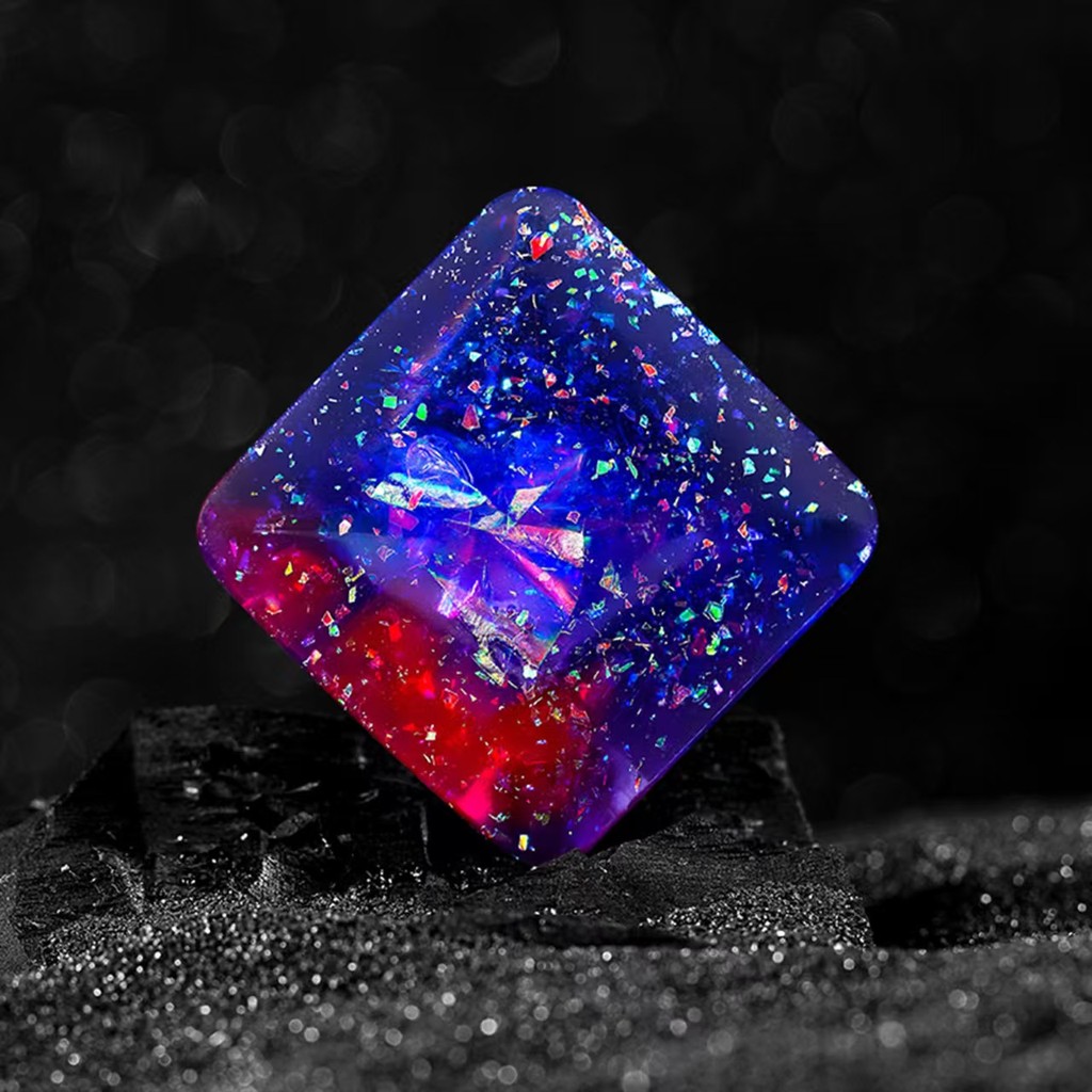 Flipo Flip Gems đầu ngón tay con quay hồi chuyển động năng lượng lỗ thông hơi đồ chơi giải nén công nghệ đen