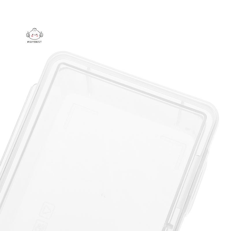 Maybest 1 Hộp Đựng Bút Chì PP Transprant Hộp Bút Dung Tích Lớn Văn Phòng Phẩm Hộp Đựng Bút Có Thể Xếp Chồng Đồ Dùng Văn Phòng {VN}