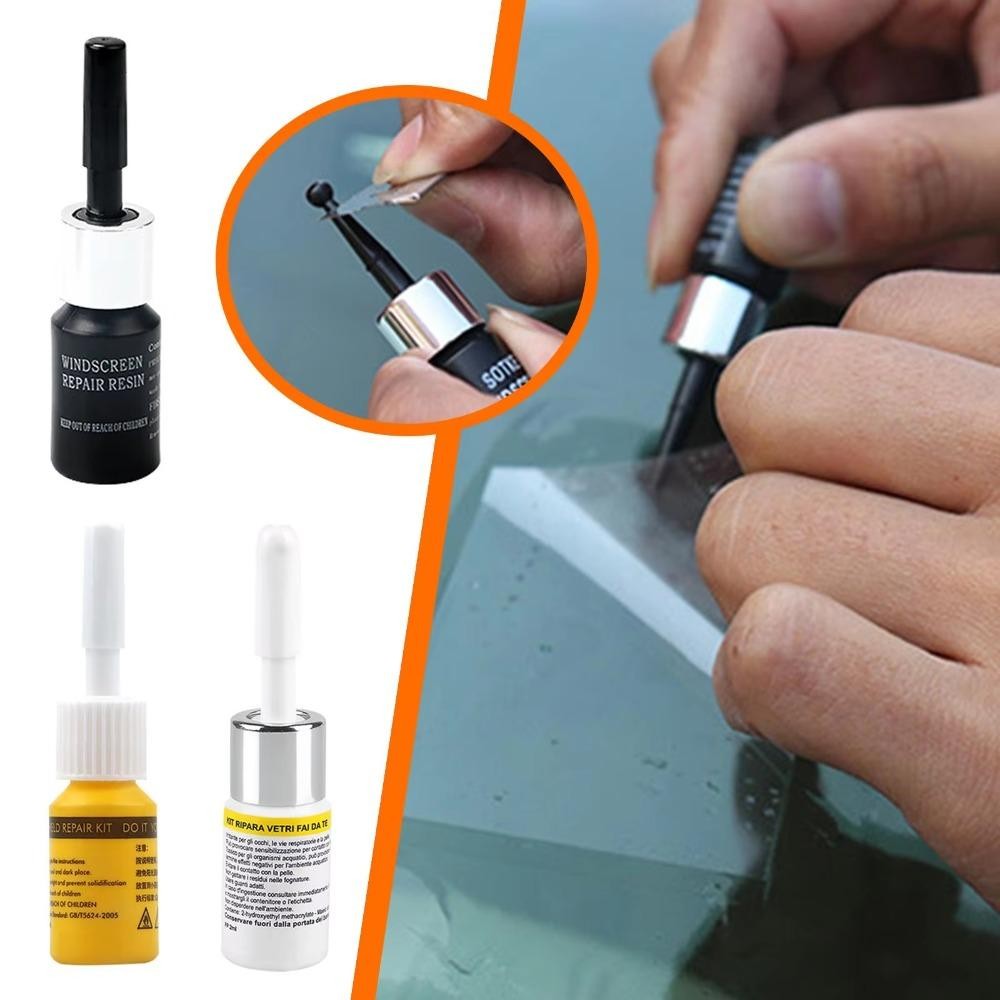 Keo dán bảo dưỡng kính PWSEND, DIY Màn hình điện thoại Glass Scratch Restore, Chất độn kính dạng lỏng Cửa sổ Crack Khôi phục Công cụ sửa chữa kính chắn gió ô tô