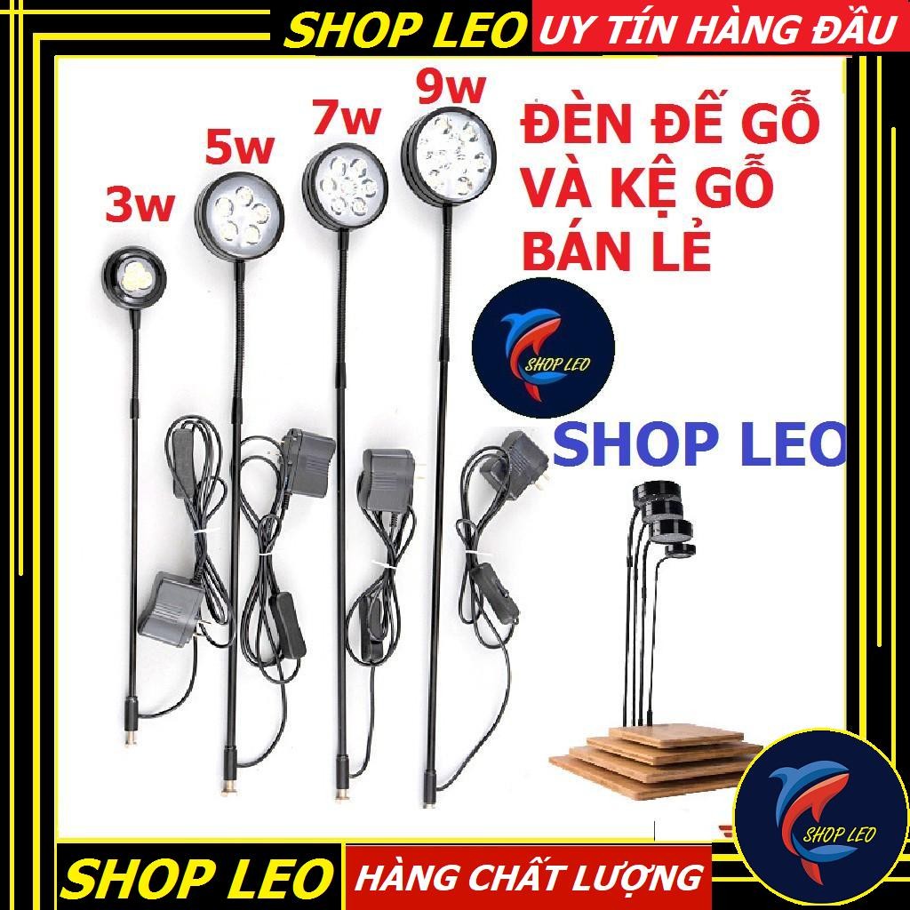 Đèn led Kệ gỗ BamBoo - (bán Lẻ đèn và lẻ kệ)- Đèn đế gỗ - phụ kiện thủy ...