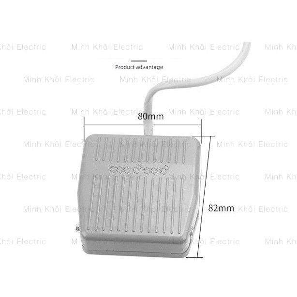 Công tắc bàn đạp chân TFS-201,công tắc chân TF,bàn đạp điện,cóc nhấn,bàn đạp máy khâu,công tắc đạp chân,công tắc bàn đạp