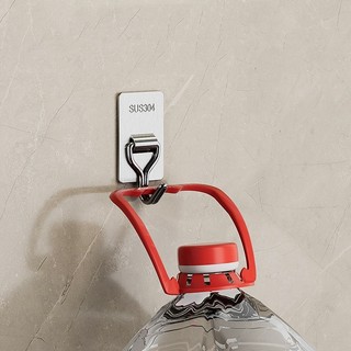 Thép không gỉ 304 Tự Dính Móc Treo Tường Hạng Nặng Cho Khăn Chìa Khóa Túi Treo Móc Chống Thấm Nước