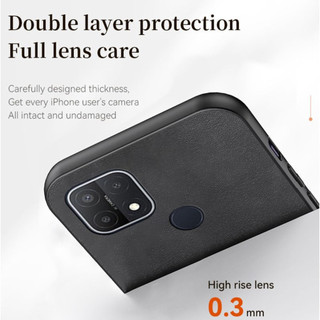 Ốp lưng oppo a15 a15s a35 CPH2179 PEHM00 PEFM00 CPH2185 Vỏ da cừu cao cấp, làm bằng vỏ cứng thân thiện với da, vỏ điện thoại chống rơi và hấp thụ sốc