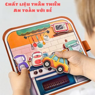 Đồ Chơi Cuốn Sổ Ma Thuật 2 Trong 1 - Tranh Tô Màu Nước Tự Xóa Kèm Bóc Dán Có Thể Tháo Ra Và Dán Lại Đa Dạng Chủ Đề ChoBé