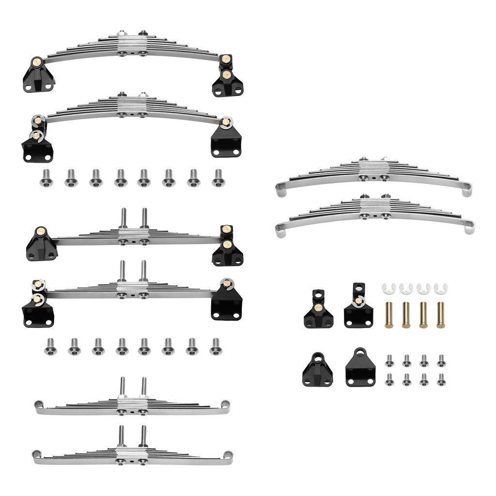 Bộ giảm xóc lá Đồ chơi trục không chạy bằng cho tấm thẳng cho xe sở thích RC 1 / 14 DIY Sửa đổi
