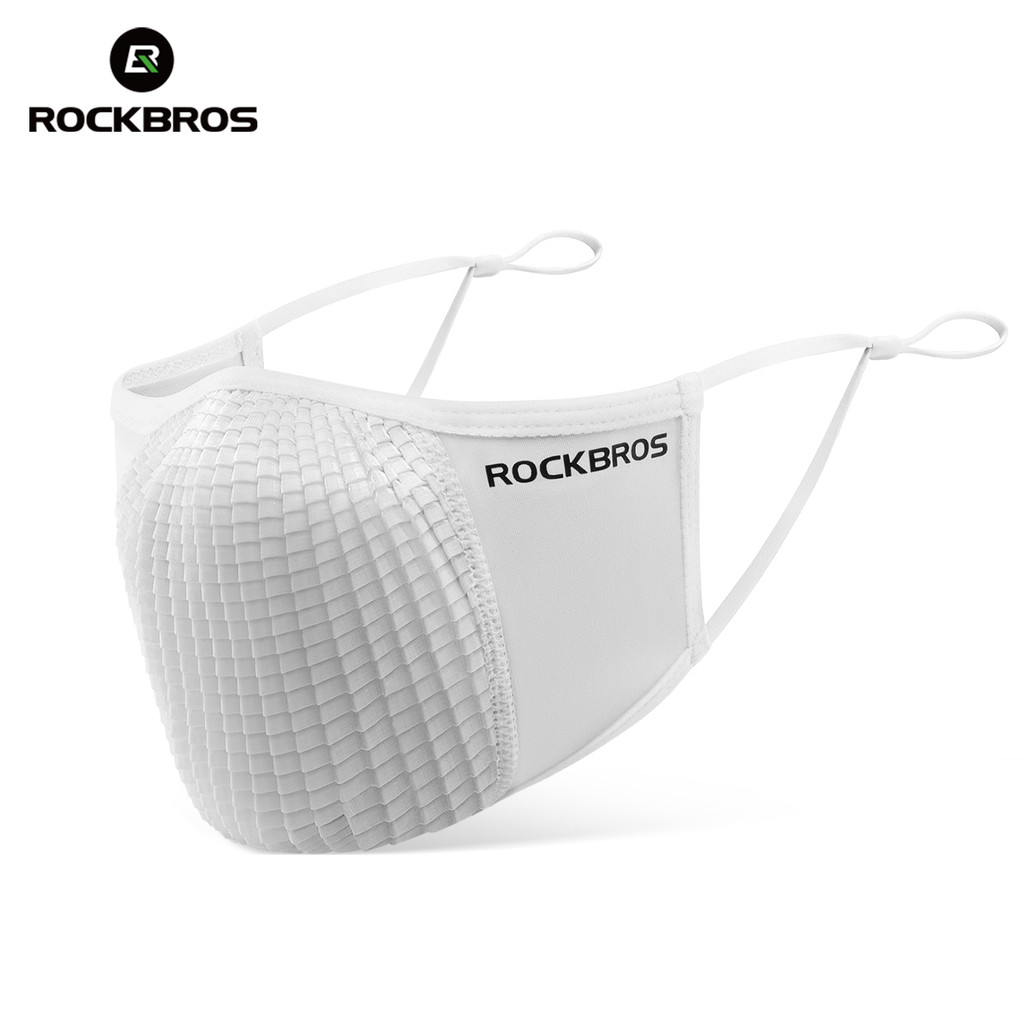 ROCKBROS Ice Silk Mask Handing Ear UV Protection Mask Mặt nạ đi xe đạp thoáng khí Unisex Ngoài trời