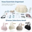 Túi Duffel du lịch nữ JKDESIGN, Túi tập thể dục phong cách đám mây dung tích lớn chống thấm nước, Tách khô và ướt bền bỉ Túi hành lý thể thao ngắn gọn nhẹ dành cho nữ
