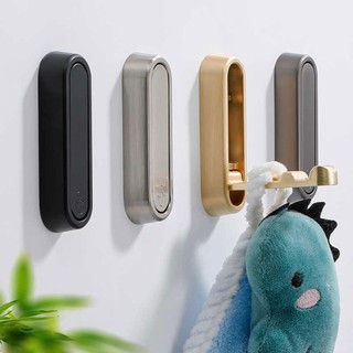 Móc treo tường có thể gập lại móc treo tường có thể thu vào bằng hợp kim kẽm để treo áo khoác treo khăn Ba lô Túi đựng khăn vàng chải móc trong phòng tắm tủ quần áo lối vào phù hợp dùng cho gia đình căn hộ văn phòng và không gian nhỏ