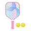 Đồ chơi mái chèo Pickleball AWNGD, Phim hoạt hình với 2 quả cầu Pickleball Paddle Set, Nàng tiên cá Mèo nhẹ lõi tổ ong cho trẻ em Đồ chơi mái chèo thể thao Quà tặng