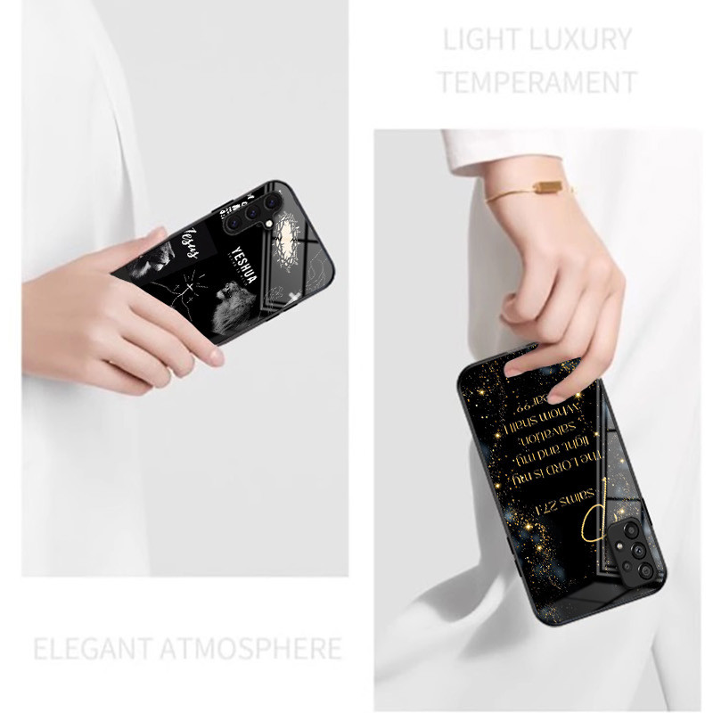 Chúa Giêsu Chúa Kitô Câu Kinh Thánh Thánh Thánh Vịnh 01 Kính Cường Lực Ốp Lưng Điện Thoại Samsung Galaxy A11 A14 A20 A30 A22 A32 A33 A34 A40 A42 A51 4G A52 A53 A54 A70 A71 A72 A73 5G Cover