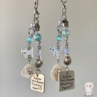 【Chamvn】Dây đeo điện thoại hình vỏ sò mèo mùa hè tươi mát dễ thương  dây đeo điện thoại hình máy ảnh sáng tạo