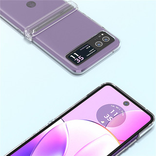 Vỏ điện thoại cứng lật trong suốt 3 trong 1 dành cho doanh nghiệp thời trang cho Moto Razr 40 motorola razr40 Cover