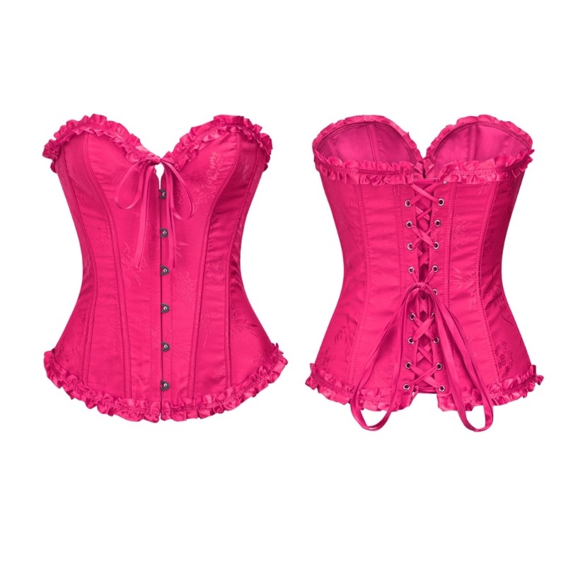 HSV Nữ Full Bust Corset Thoải Mái Corset Thời Trang Giảm Béo Eo Định Hình Cơ Thể