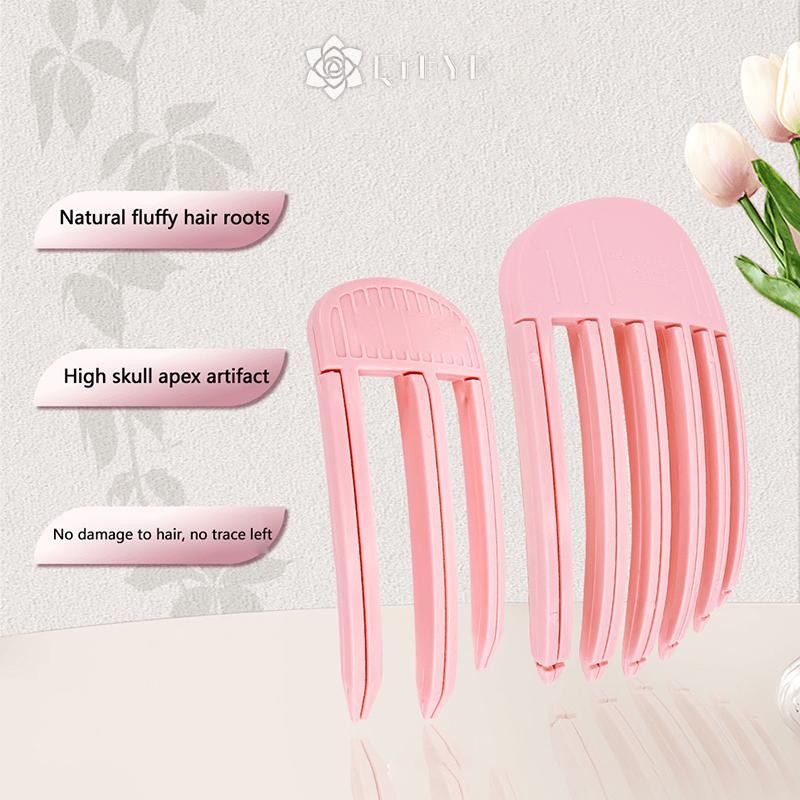 Qrhyk 3 / 6 Răng Lông Tơ Rễ Tóc Hiện Vật Cao Kẹp Tóc Tự Nhiên Lông Tơ Traceless Tóc Làm Đẹp Dụng Cụ Tạo Kiểu Cho Lười Mới