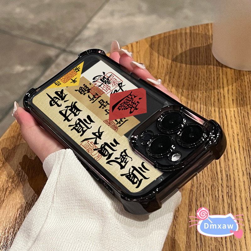 Ốp Điện Thoại Phước Lành Năm Mới Cho OPPO Reno 14F 14 13F 13 Pro Realme 15 14 Pro Plus GT7 Neo7 5G 4G Làm Giàu Vỏ Mềm Chống Sốc Vỏ Bảo Vệ Camera