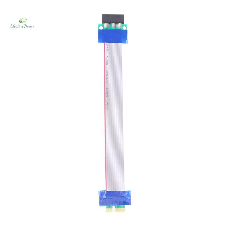 [Nhà Điện] PCI Expres X1 PCI E Riser Card Extender Extension Ribbon Linh Hoạt Relocate Ribbon PCIE Cáp Nối Dài Bộ Chuyển Đổi mới