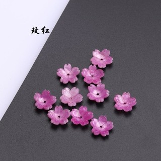[Vỏ giả nhựa Axetat] 10 cái 1 bát sâu Hoa Anh Đào Nhỏ 10.5mm * Chất liệu Kẹp Tóc Tự làm phụ kiện tóc Axetat Phụ kiện tự làm phụ kiện tóc lxK2 KRHW