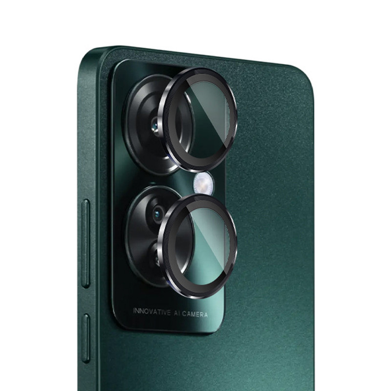 Oppo Reno13 Reno13Pro 9D Kim Loại Hợp Kim Nhôm Định Vị Ống Kính Mắt Đại Bàng Kính Cường Lực Cho OPPO Reno 13 Pro Chống Trầy Xước Chống Vân Tay Ống Kính Điện Thoại Bảo Vệ Cản