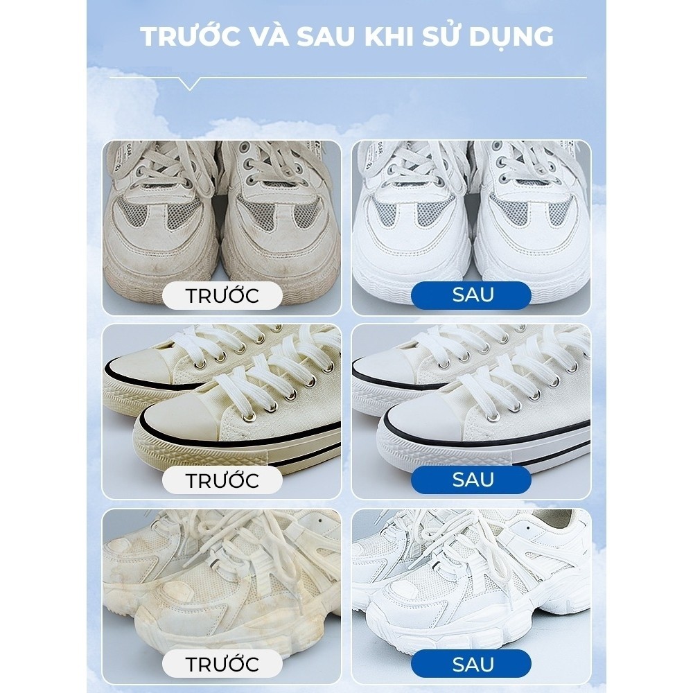 Chai xịt vệ sinh giày Sneaker Geto, Xịt vệ sinh giày xịt làm sạch giày dạng bọt xịt khử mùi hôi giày