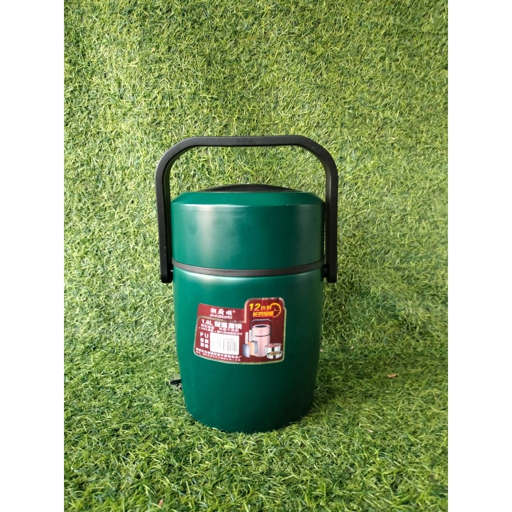 Hộp Cơm Inox 304 6 Lớp Giữ Nhiệt 6h, Cà Mên Văn Phòng Nhiều Ngăn Dung Tích 1600ml