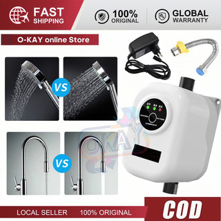 Bơm Tăng Áp Cho Vòi Sen & Máy Giặt, Dùng Nước Nóng Lạnh, Siêu Êm 150W-24V, Có Ống Nối Kèm
