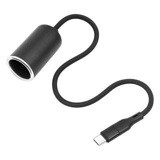 CLI USB C Male to Lighter Adapter 5V sang 12V Type C Cắm cho thiết bị ô tô Bộ chuyển đổi nguồn điện