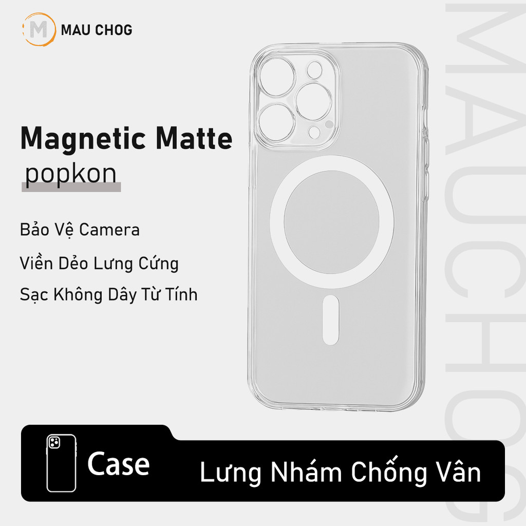 Ốp Nhám Mờ Chống Vân Tay Bảo Vệ Camera Chống Sốc Cho Điện Thoại iPhone 17 Pro Max 16 15 14 13