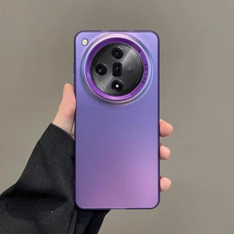 Dành Cho OPPO Find X7 Ultra Ốp Lưng OPPO Find X7 Ultra Ốp Lưng Điện Thoại Laser Kim Loại Màu Cực Quang Chống Sốc Ốp Lưng