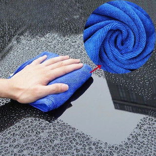 Khăn lau sợi nhỏ 20-26,5cm Vải thấm hút cao để chi tiết ô tô / Xe máy / Sử dụng tại nhà, Dụng cụ tẩy lông & đánh bóng siêu mềm (1 / 3 Cái)