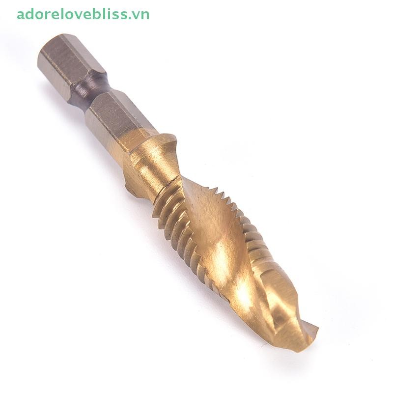 Thêm M3-M10 Chuôi lục giác Mạ titan HSS Vít tay Hệ mét Tập mũi khoan BSS