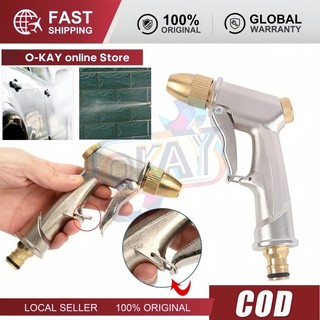 Đầu vòi xịt tăng áp rửa xe tưới cây kim loại mẫu mới, Vòi xịt rửa xe máy áp lực cao đa năng tiện lợi cho gia đình
