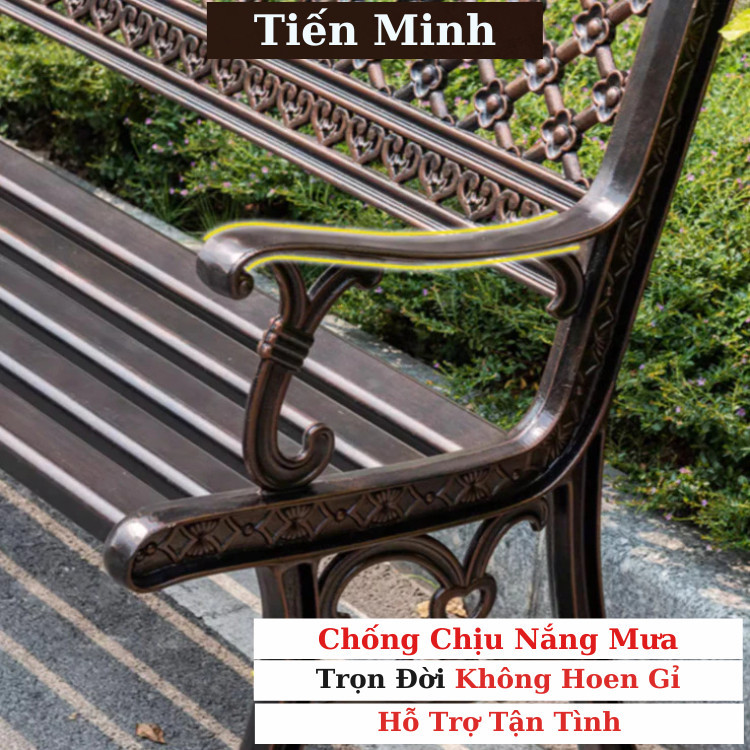 Ghế Ban Công Nhôm Đúc Nhập Khẩu Cao Cấp Sang Trọng, Bền Đẹp Lý Tưởng Cho Sân Vườn Ngoài Trời –TM01