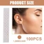 Treeling 100 Chiếc Trong Suốt Dùng Một Lần Miếng Dán Tai Auricular Miếng Dán Tai Massage Châm Cứu Hạt Chăm Sóc Tai Cho Nữ